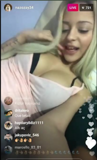 NAZ VE KANKASININ HARİKA İNSTAGRAM YAYINI 7 DK LİNKLERDE